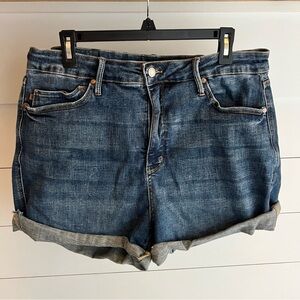 Judy Blue Women’s Cuffed Denim Jean Shorts with Stretch Size 3XL  3” inseam